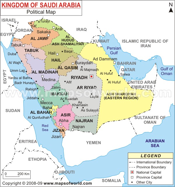 Al Jubayl map